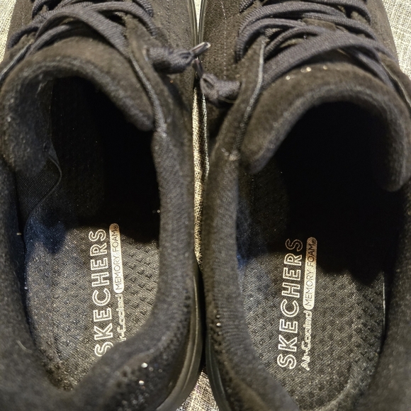 Skechers Women's Black Dazzle Me Sneakers Size 11 Like NWOB - Picture 7 of 8